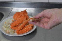 カニの身の詰まり
