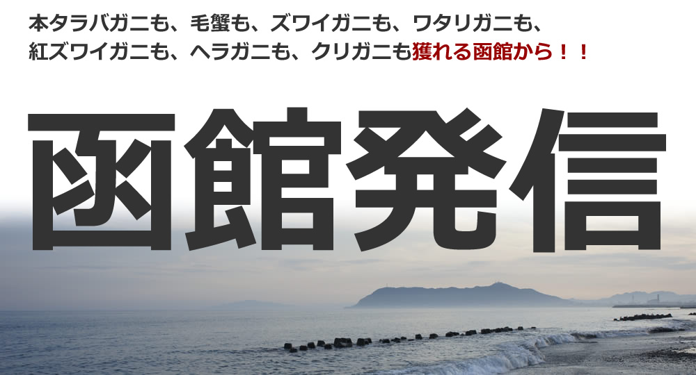 函館のカニ