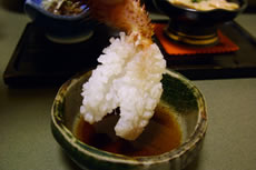 蟹の刺身